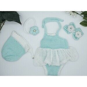 Handmade Knit Baby Shower Gift Set